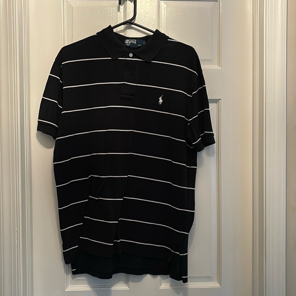 Ralph Lauren Blue Label Other - Mens  Black and white striped Polp by Ralph Lauren